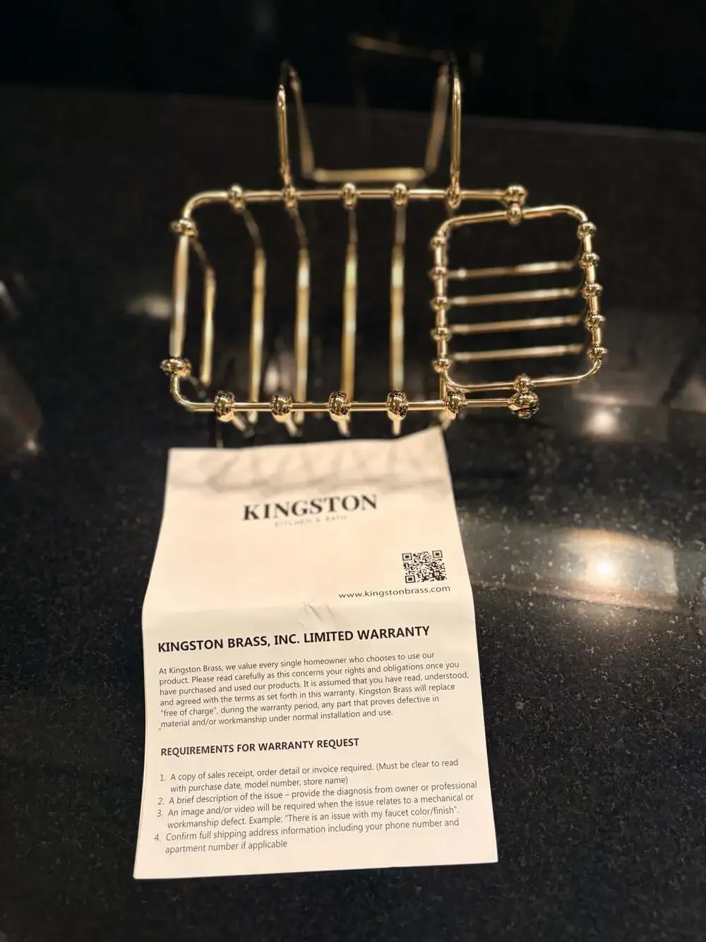 Kingston Brass Vintage 7-Inch Clawfoot Tub Hanging Soap and Sponge Holder